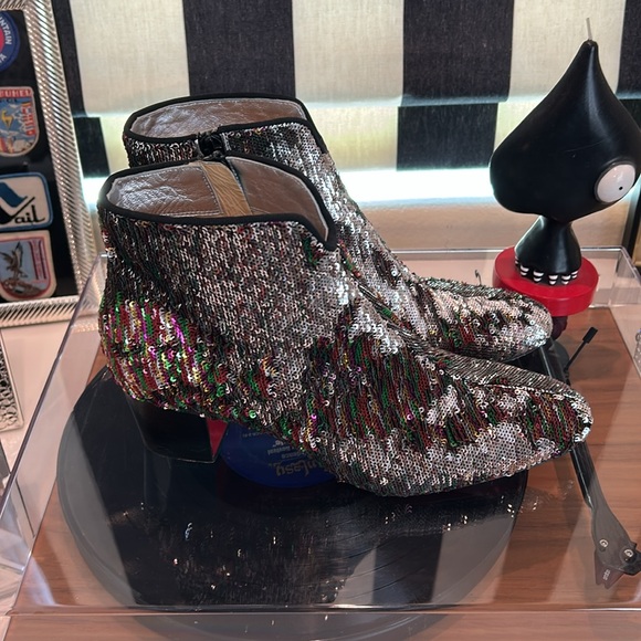 Christian Louboutin sequin boot - Picture 3 of 6